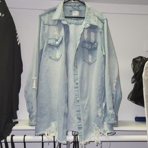 Chic Soul Distressed Jean Jacket